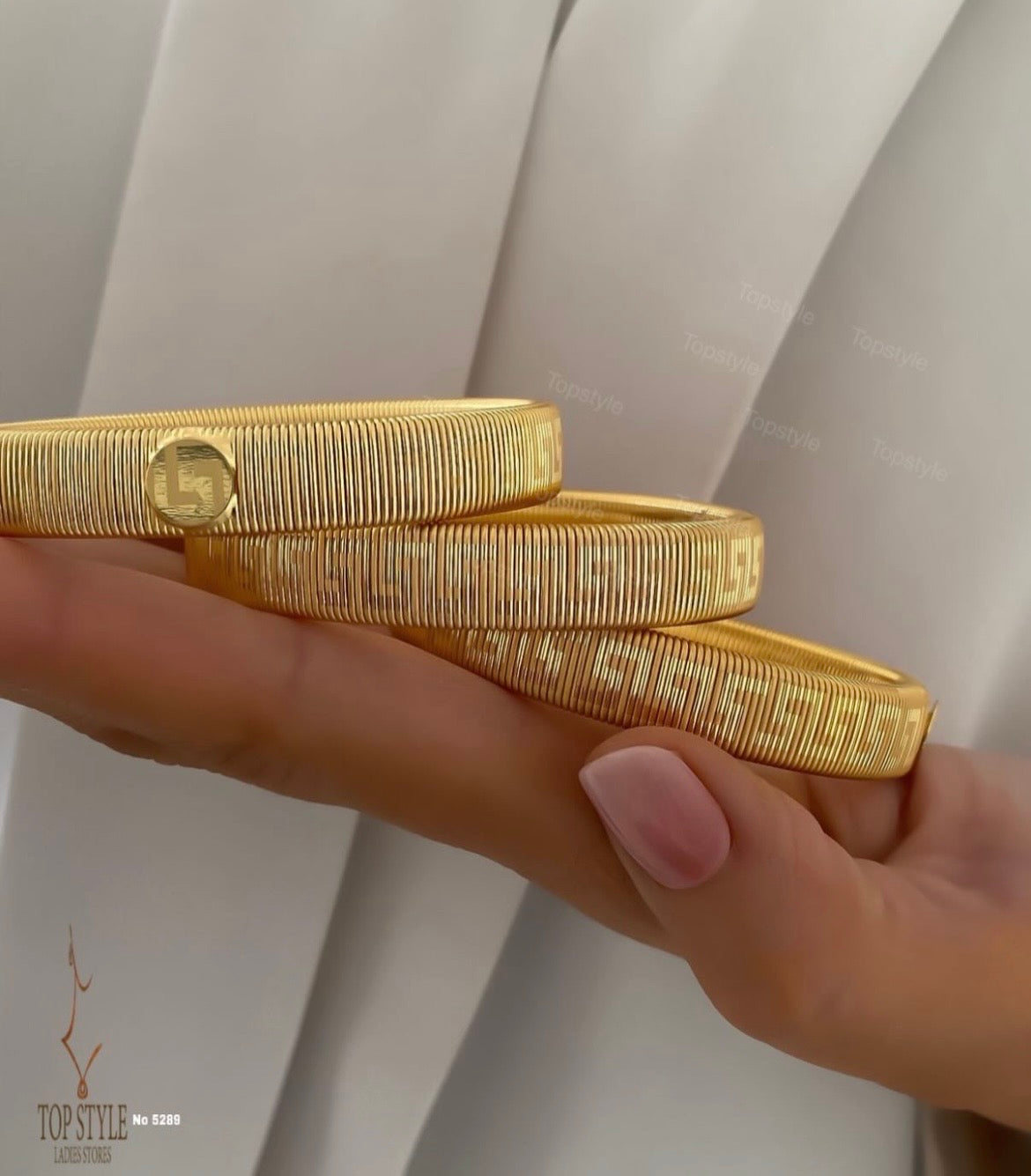 21K Gold Plated Stretchy bracelets