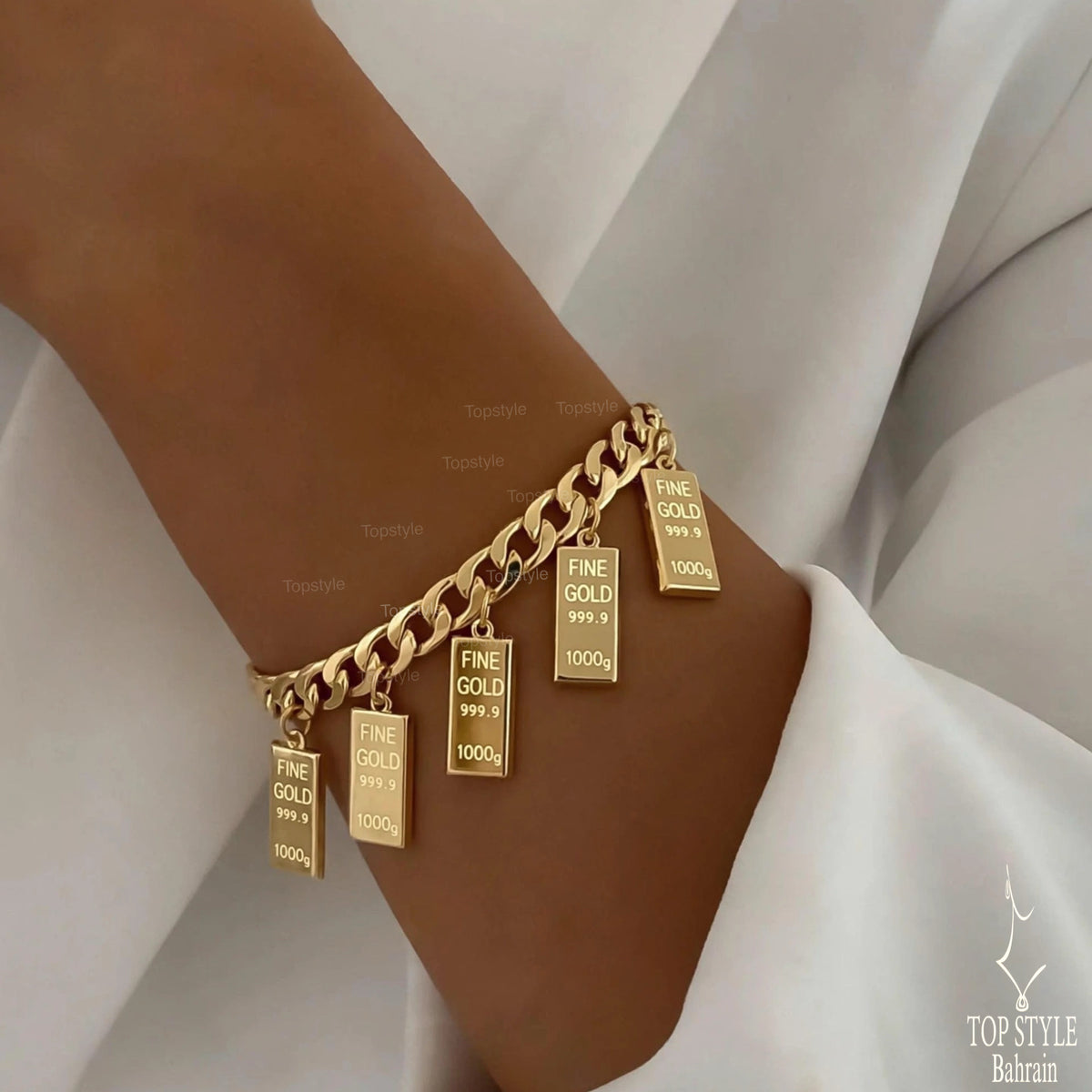 Fine Gold Bar Bracelet