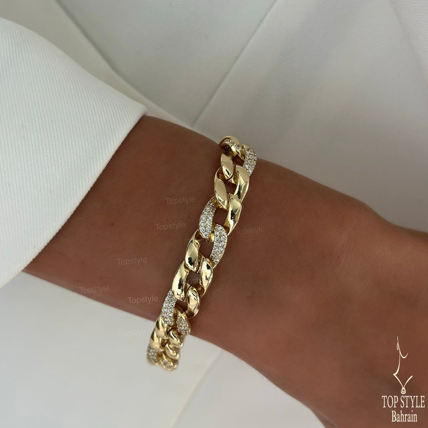 18K Gold Plated Cuban Link Bracelet