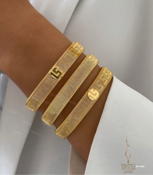 21K Gold Plated Stretchy bracelets