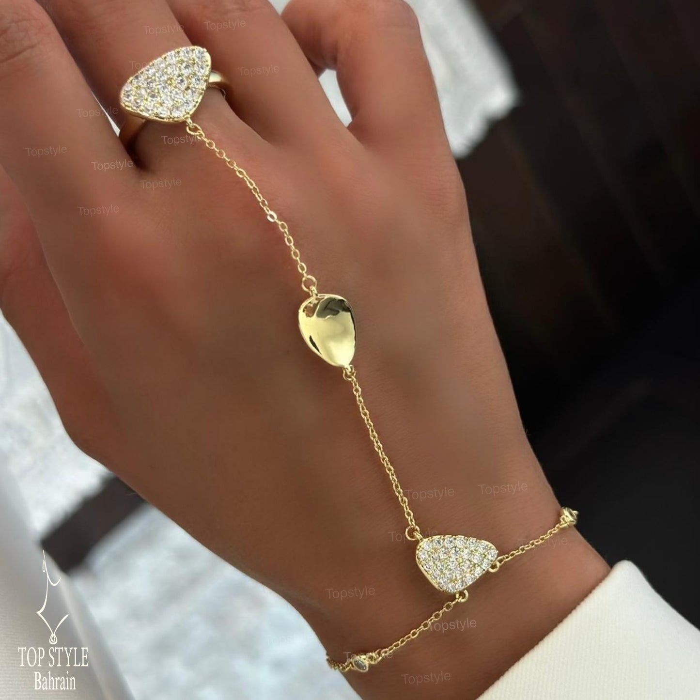 Layali Hand Chain | 18K Gold Plated