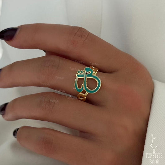18K Gold Plated 'Qul' Ring