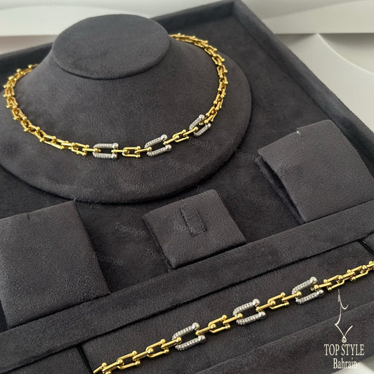 Gold Plated Link Set (2 Pieces)