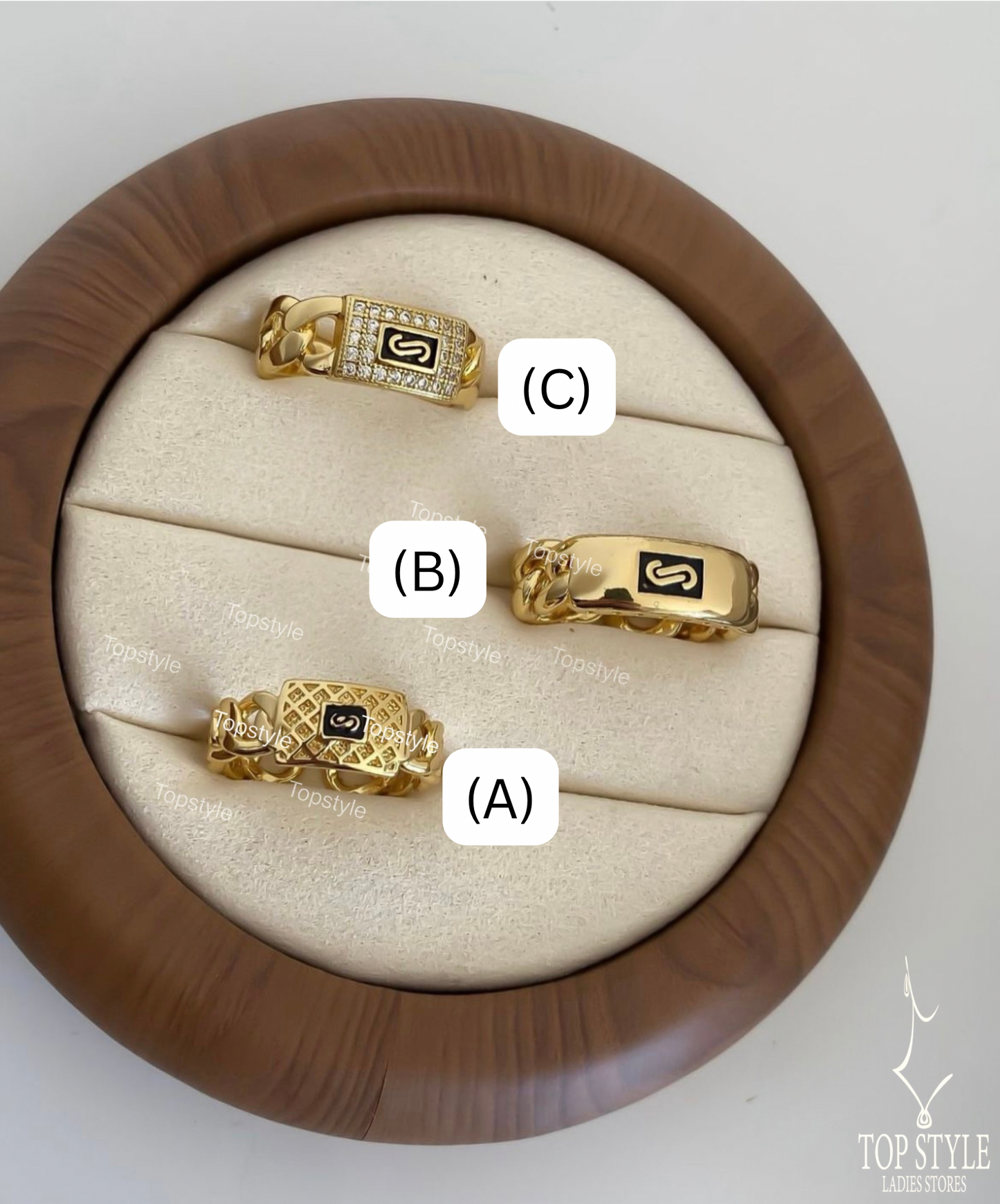 18K Gold-Plated M-Designs