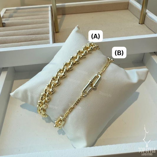 18K Gold-Plated Simple Bracelets