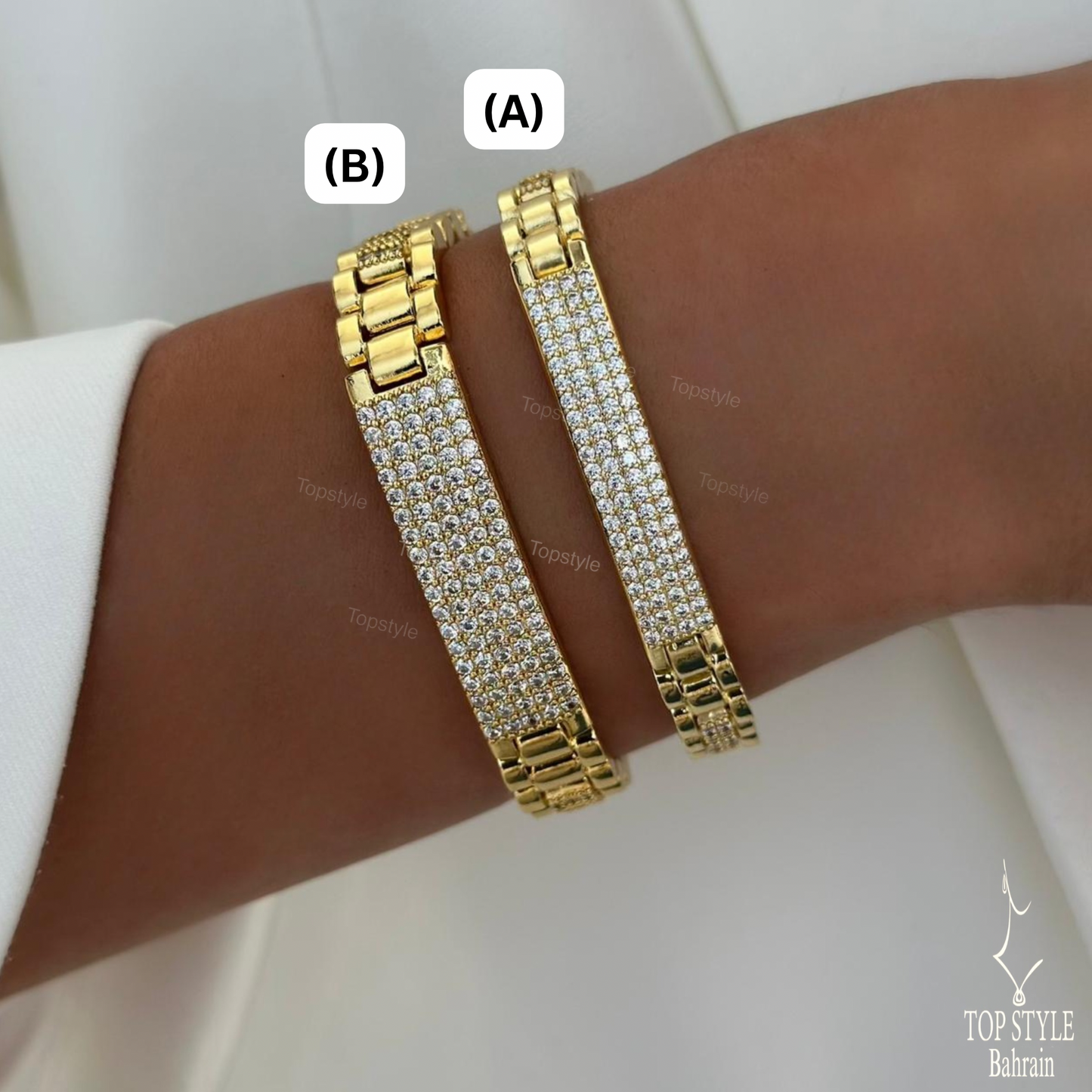 21K Gold Plated Luxury Statement Bracelet Collection