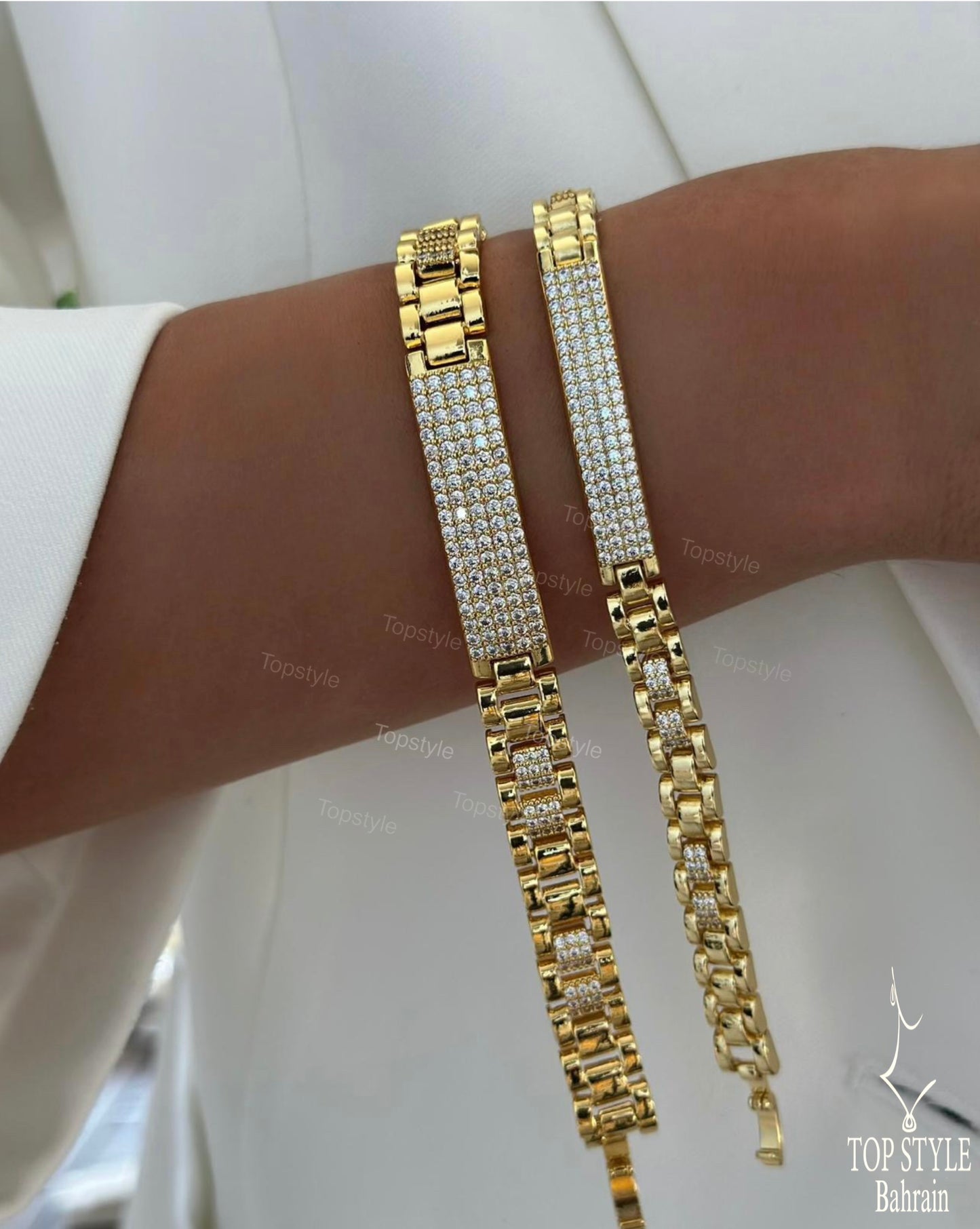 21K Gold Plated Luxury Statement Bracelet Collection