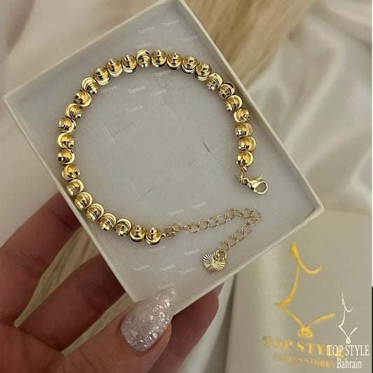 18K Gold Plated Dorica Spring Bracelet