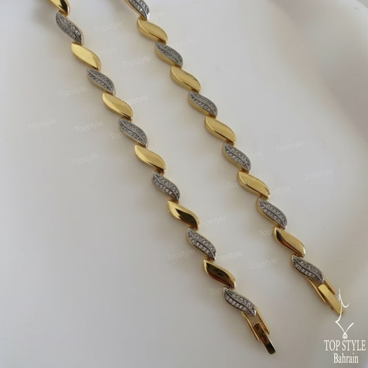 Two Tone Royal Bracelet