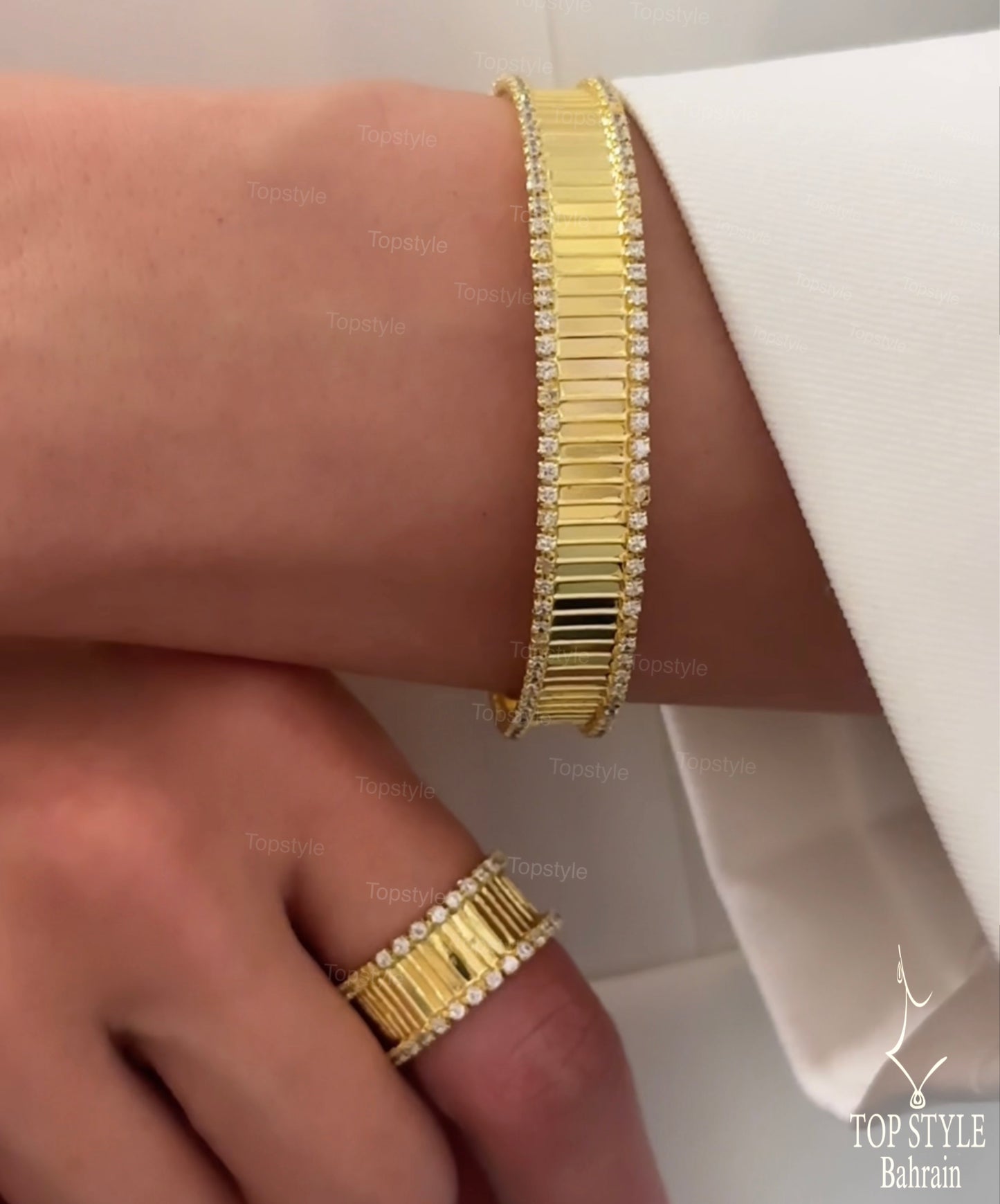 18K Gold-Plated Golden Spark Bracelet