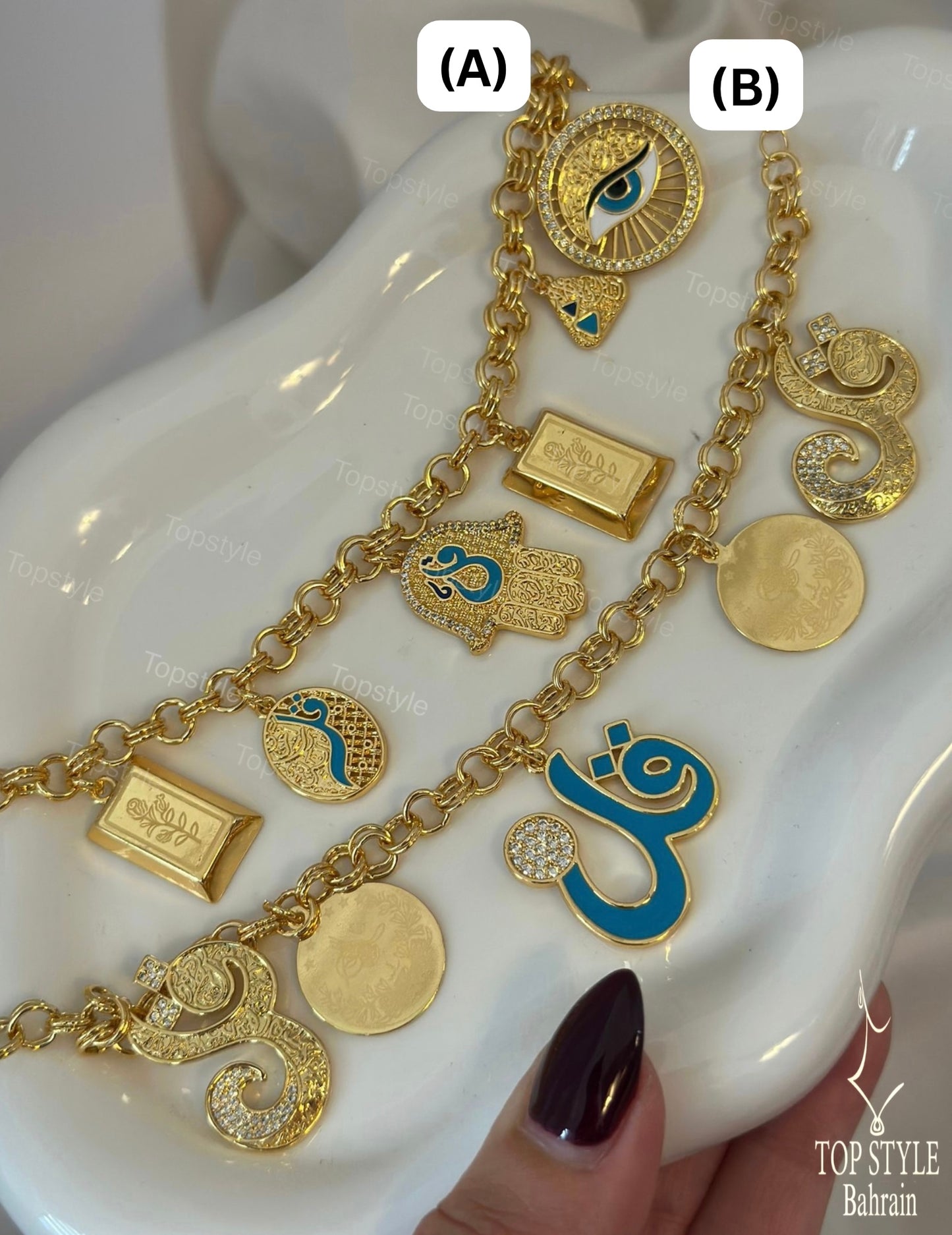 Farfasha 'Qul' Charm Bracelet Collection | 21K Gold Plated