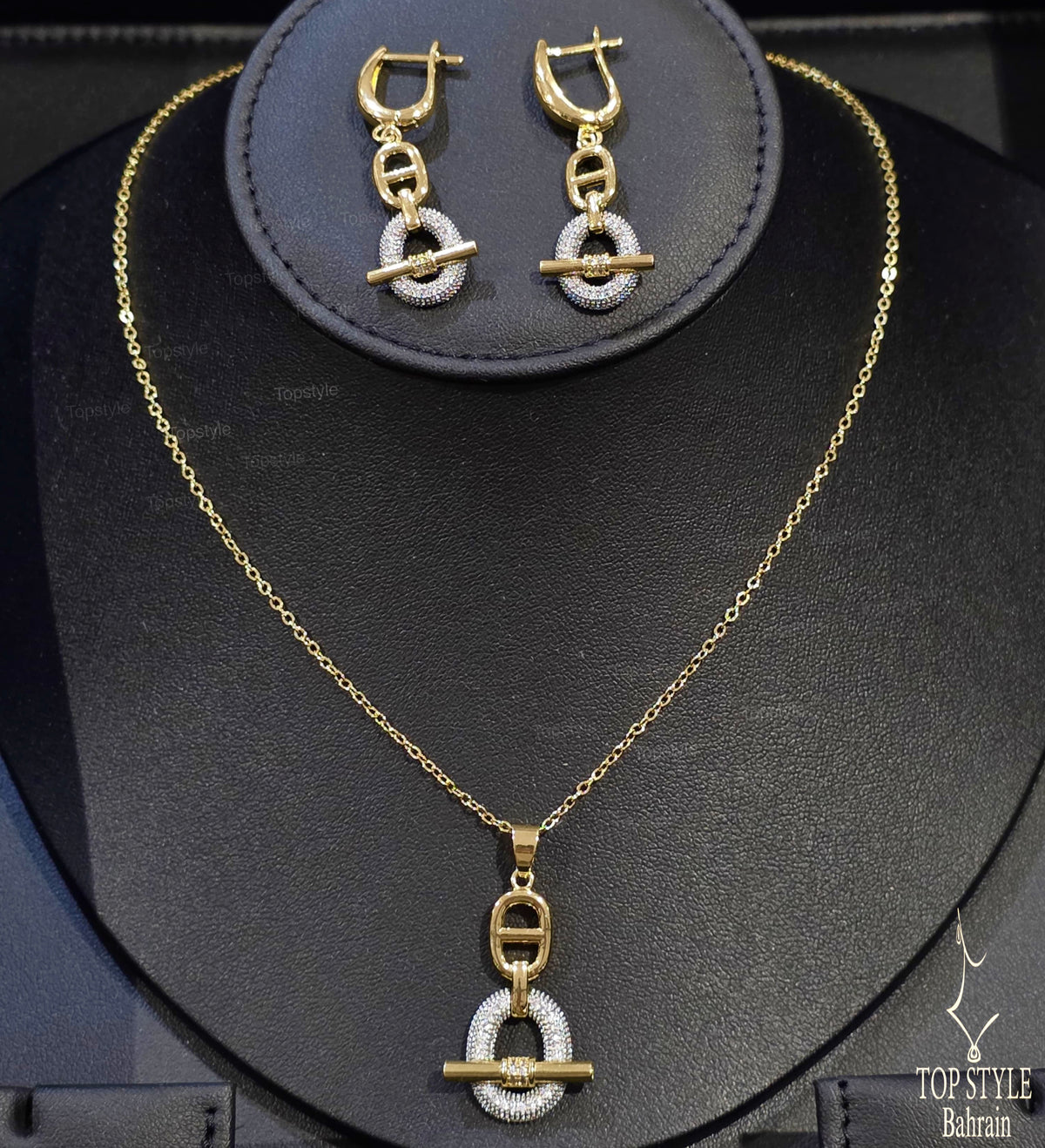 18K Gold Plated Royal Link Set