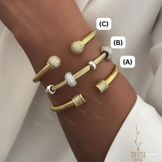 18K Gold-Plated Bangles