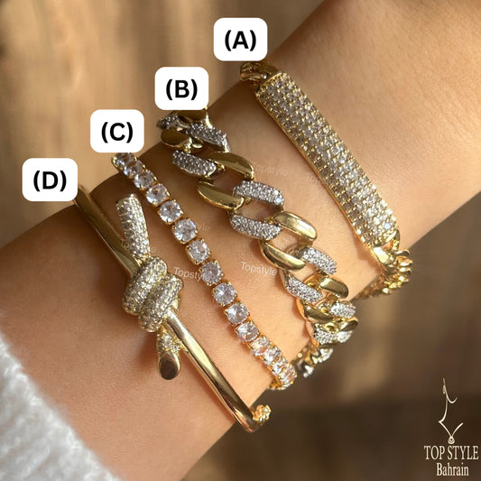 18K Gold-Plated Essential Bracelets