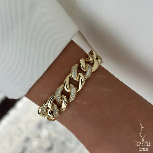 18K Gold Plated Imperial Glow Bracelet
